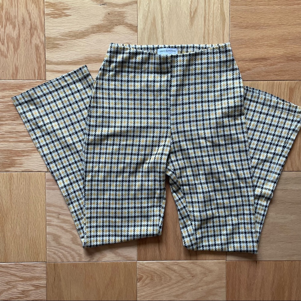 Yellow plaid pants